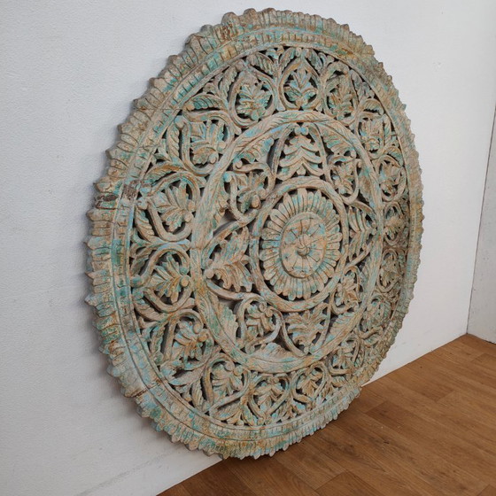 Image 1 of Decoración de pared Panel de madera Mandala