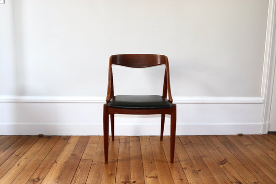 Image 1 of Sedia vintage scandinava in teak di Johannes Andersen, 1960