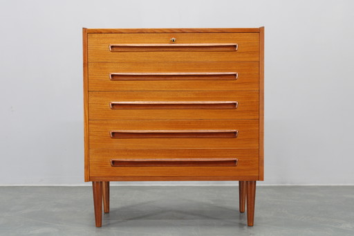 Commode en teck danoise des années 1960