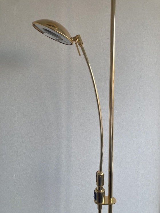 Image 1 of Staande lamp met verstelbare leeslamp