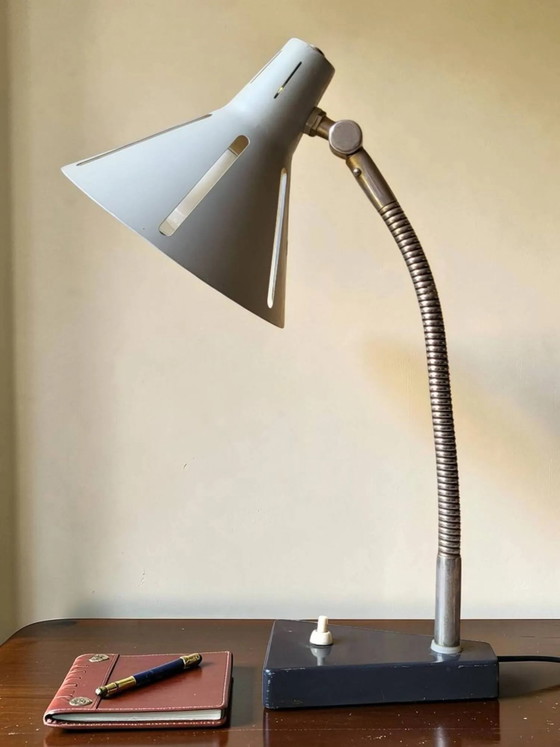 Lampada da scrivania Zonneserie - Hala Zeist – Lampade da lettura, Metal, Cast Iron, Mid Century Modern (photo 13 of 13)
