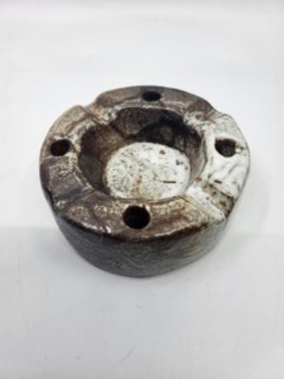 Image 1 of Alsatian stoneware ceramic pottery, glazed, France, 1950