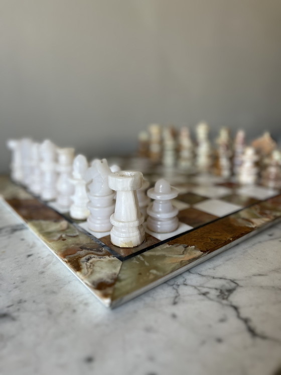 Image 1 of Grande scacchiera vintage in onice