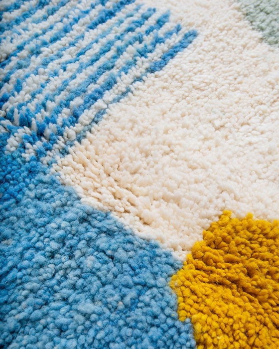 Image 1 of Tappeto in lana naturale tessuto a mano, lavorazione artigianale tradizionale, 150/250 cm