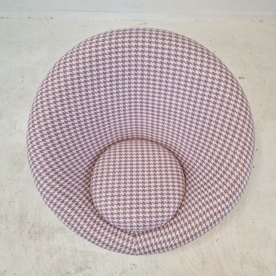 Image 1 of Vintage fabric armchair and ottoman by Pierre Paulin for Artifort, 1960s