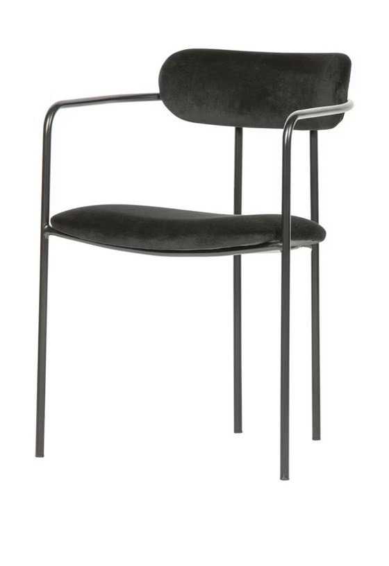 Image 1 of 4x Woood Ivy eetkamerstoel zwart