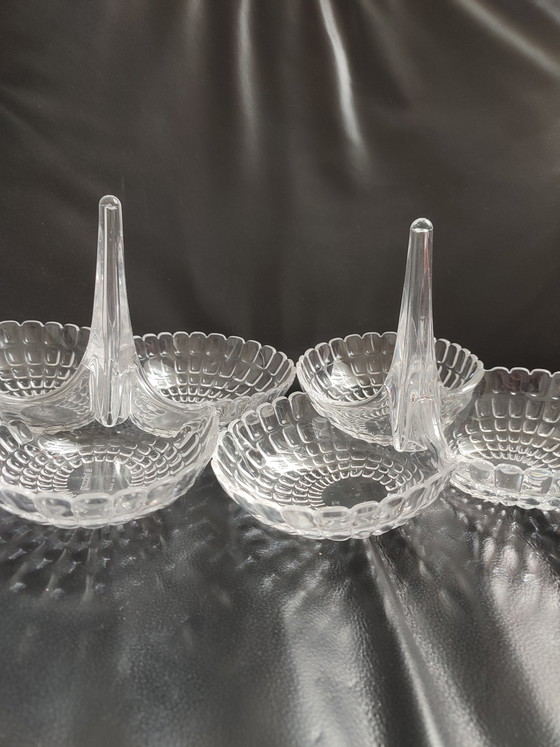 Image 1 of Guzzini Etagère schaal Pio & Tito Toso 2x Transparant hors-d'oeuvre tapas aperitivo snacks hapjes