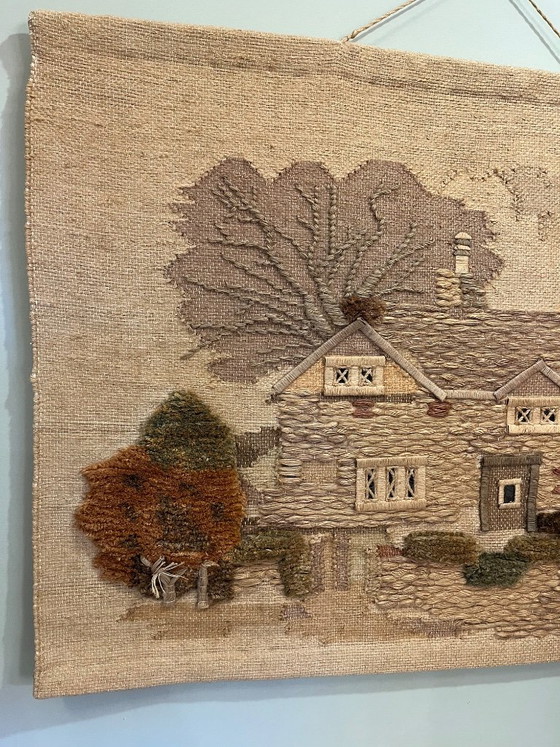 Tapisserie vintage maison de campagne – Décorations murales, Textile, Wool (photo 4 of 11)