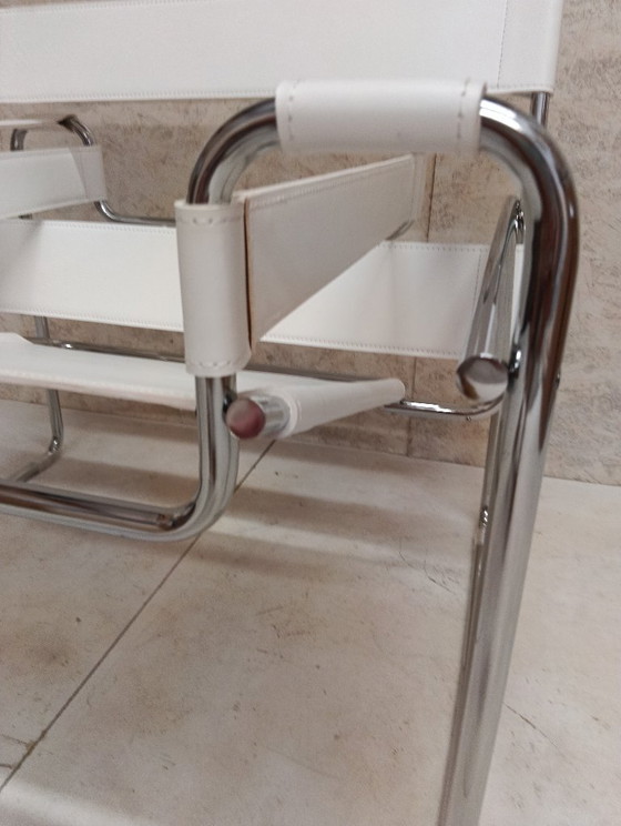 KNOLL Studio Poltrona WASSILY B3 NUOVA, in Cuoio Bianco – Poltrone, Leather (photo 73 of 83)