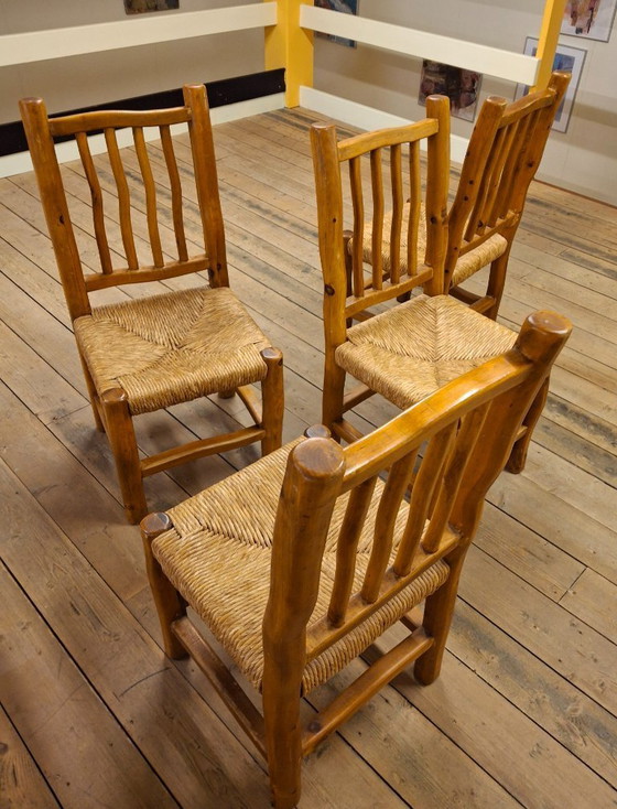 Image 1 of 6x vintage eetkamerstoel