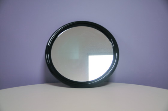 Image 1 of miroir rond noir Tiger vintage