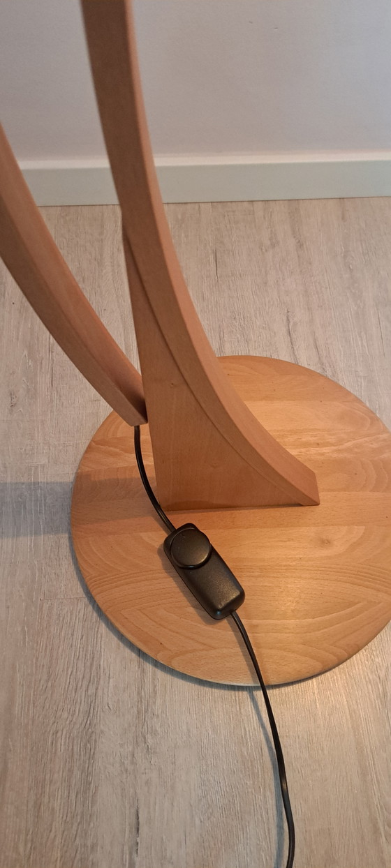 Image 1 of DOMUS Type 6304 Adjustable Floor Lamp – Original Lunopal Shade