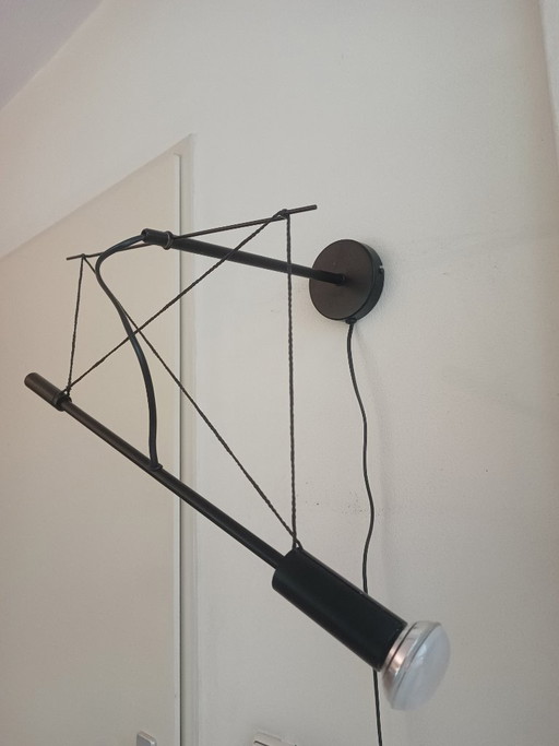 Lampe torche Herman Hermsen originale – 1983 – entièrement noire – excellent état
