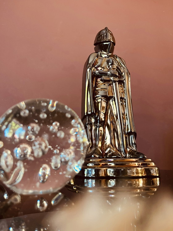 Image 1 of Knight fireplace set decoration 1920s