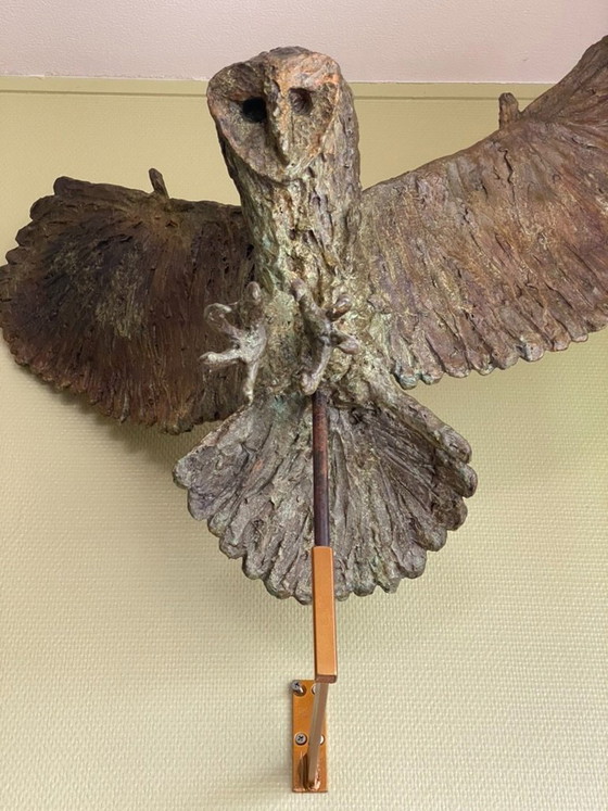 Image 1 of Owl sculpture by Erwin Peeters