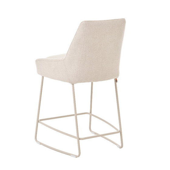 3 Barstoelen Fabr. Mobitec Model Saga – Barkrukken, Metal, Textile (photo 7 of 7)