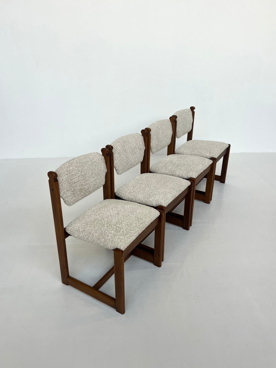 Lot de 4 chaises de salle à manger vintage en chêne – Scandinavian (photo 11 of 11)