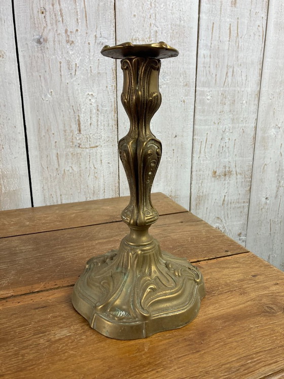 Shepherd of antique candlesticks – Candle holders, Metal (photo 3 of 9)