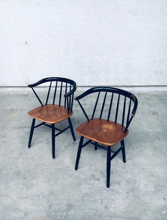 Image 1 of Set di poltrone in stile "FANETT" di design moderno di metà secolo, Danimarca anni '50