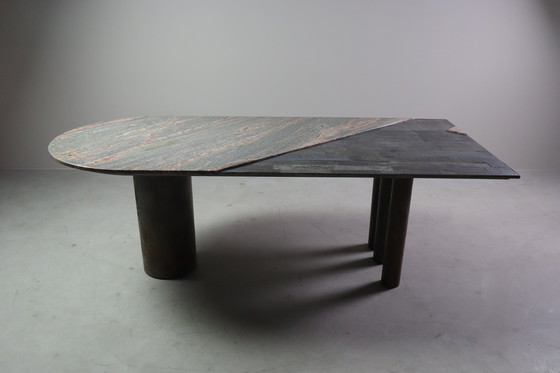 Image 1 of Tavolo da pranzo postmoderno di Pia Manu, Belgio, 1990 ca.