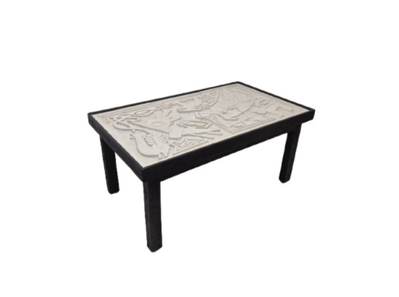 Image 1 of Table basse mouvement CoBrA vers 1960