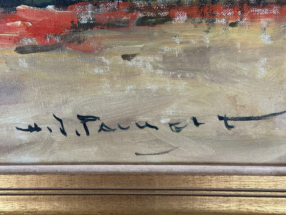 Huile H.J.Pauwels – H.J. Pauwels, Objets d'art, Bois, Toile (photo 5 of 9)