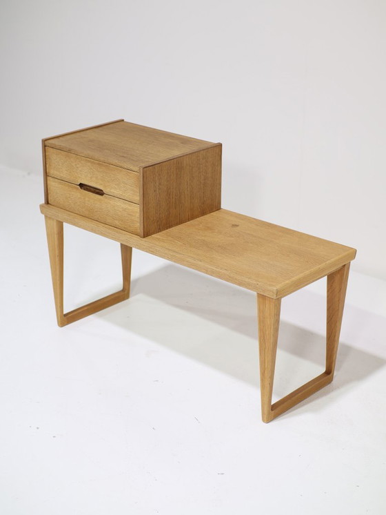 Image 1 of Kai Kristiansen Flurschrank mit Spiegel Aksel Kjersgaard Eiche