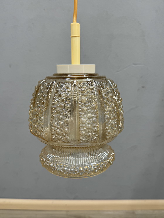 Image 1 of Atmospheric Vintage Ceiling Lamp With Bubble Glass