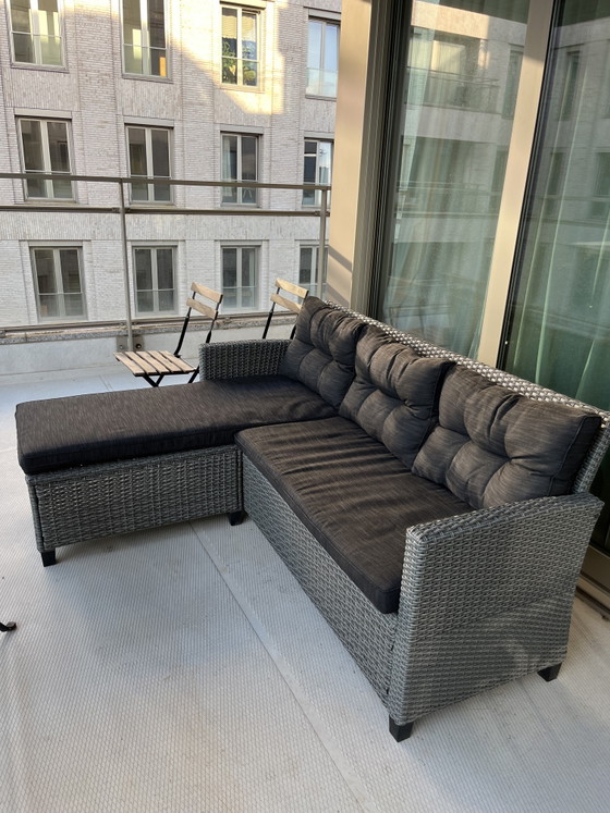Image 1 of Outdoor lounge sofa with chaise longue
