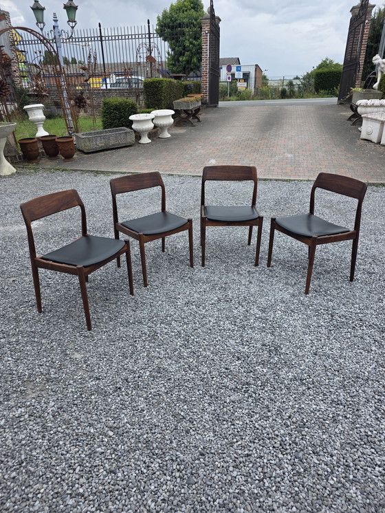 Image 1 of 4 Skandinavische Stühle von Scantic Møbelværk Dänisches Design 60er Jahre