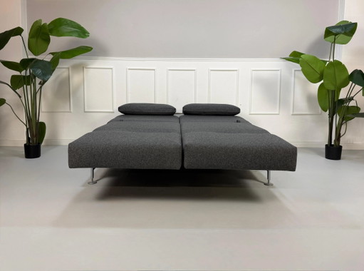 Brühl Moule Canapé Grau Schlafsofa Canapé Design 100% Wolle Ausstellungsstück