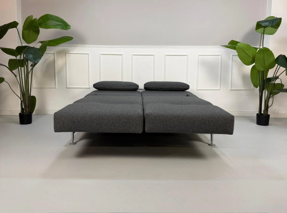 Image 1 of Brühl Moule Canapé Grau Schlafsofa Canapé Design 100% Wolle Ausstellungsstück