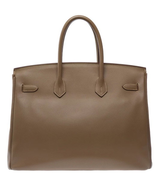 Image 1 of Sac HERMES Birkin 35 en cuero Étoupe - 103484