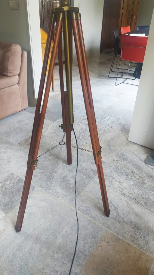 1 tripod staanlamp vintage klassiek