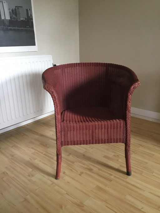 2x Antique Lloyd Loom Chairs