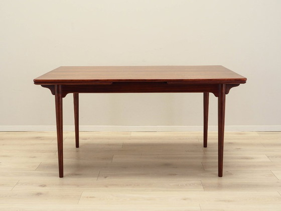 Image 1 of Mesa de palisandro, diseño danés, años 70, fabricante: Omann Jun, diseñador: Gunni Omann