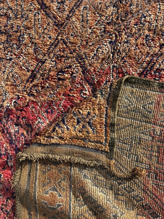 Image 1 of Vintage Moroccan Boujad Rug 200 x 350 cm – Rare Collector’s Piece – Handwoven Wool Carpet – Perfect Condition