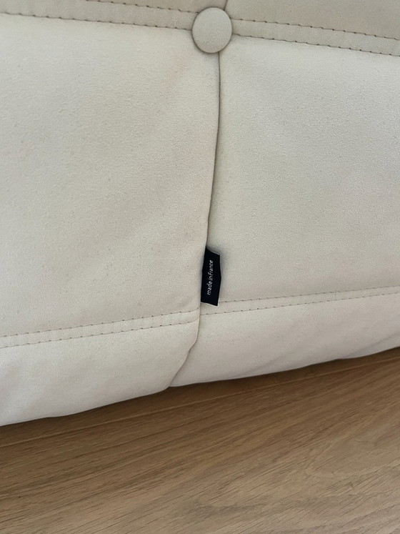 Image 1 of Canapé TOGO Ligne Roset 3 places ALCANTARA Eggshell - NEUF avec Facture