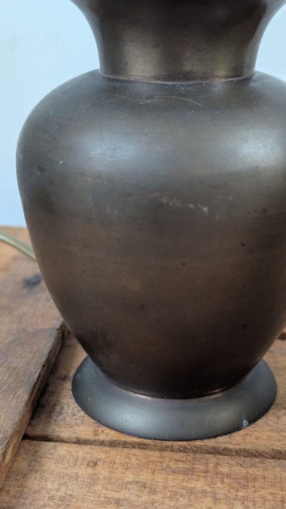 Trio of upcycled brass and copper ambient lamps, Grey_ster studio design, Table lamps, Metal, Gold, Vintage (photo 10 of 11)