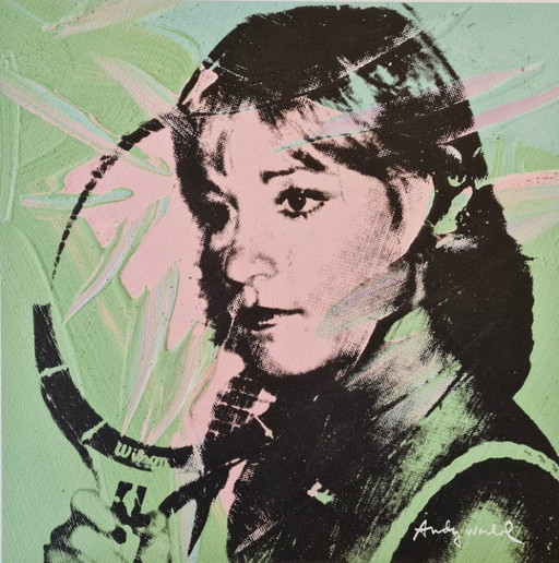 D'après Andy Warhol, Chris Evert, années 1980, lithographie