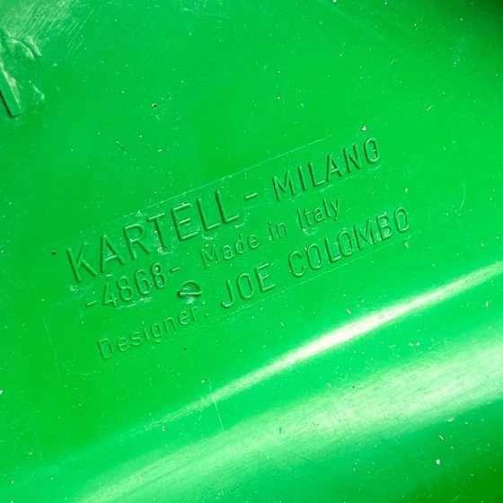 Image 1 of Green Model 4868 Universale Chair by Joe Colombo for Kartell, 1970s