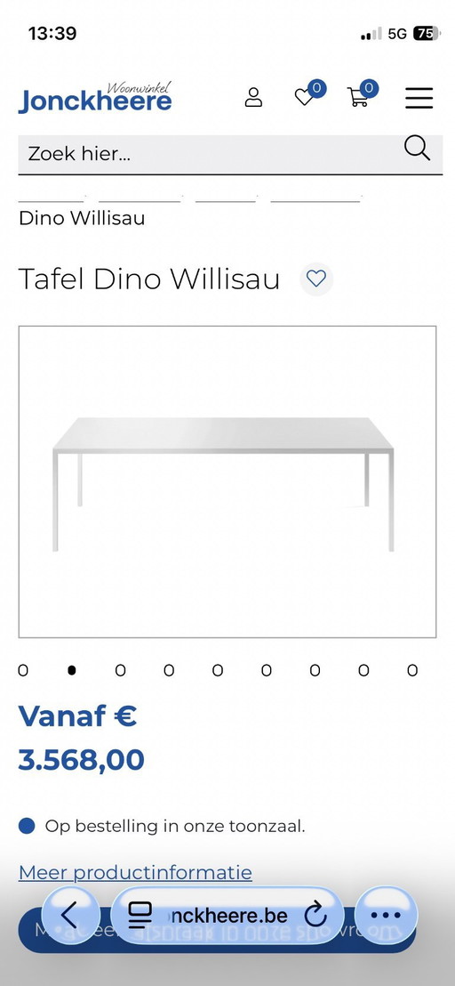 Beautiful Willisau dining table