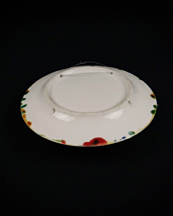 Image 1 of Lobster plate in barbotine Caldas da Rainha Majolique Palissy earthenware