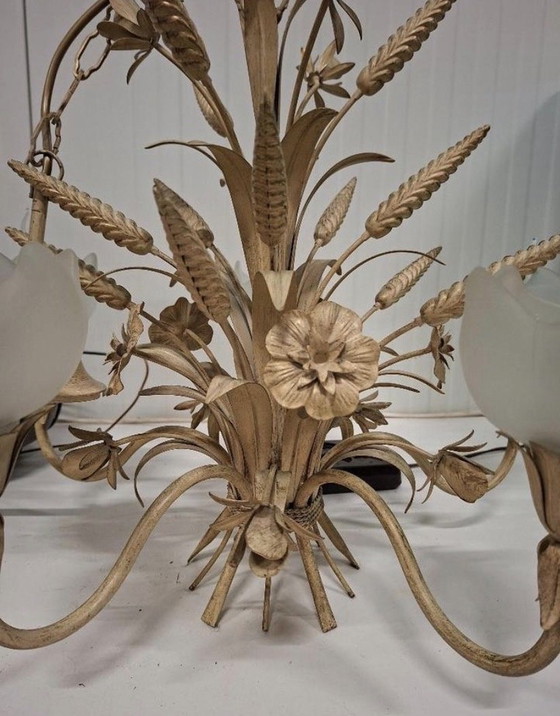 Image 1 of Lampadario Hollywood Regency Coco Chanel, fascio di grano