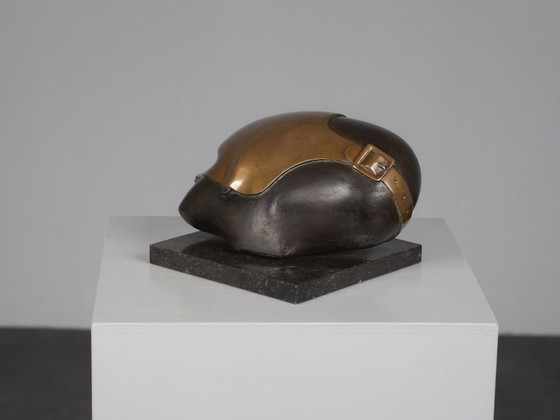 Intrigante scultura in bronzo di Jos van Vreeswijk, Paesi Bassi, XX secolo – Sculture (photo 3 of 8)