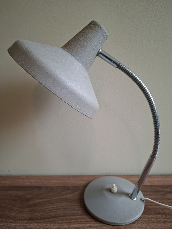 Aluminor Nice "Cocotte" Schreibtischlampe | 50er/60er Französisches Design, Tischlampen, Chrom, Metall (Foto 4 von 10)