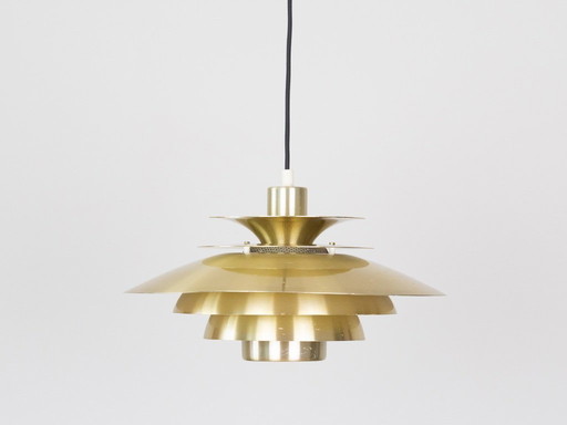 Danish vintage pendant lamp Verona by Kurt Wiborg, Jeka, 1980s