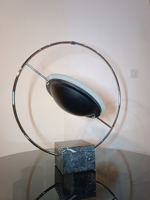 Saturn lamp by Maison Lucien Gau 1980