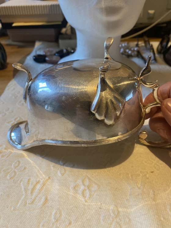 Image 1 of saucière en argent Art Déco