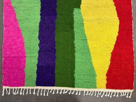 Image 1 of Berber Rug - 305 cm x 203 cm - colored Wool
